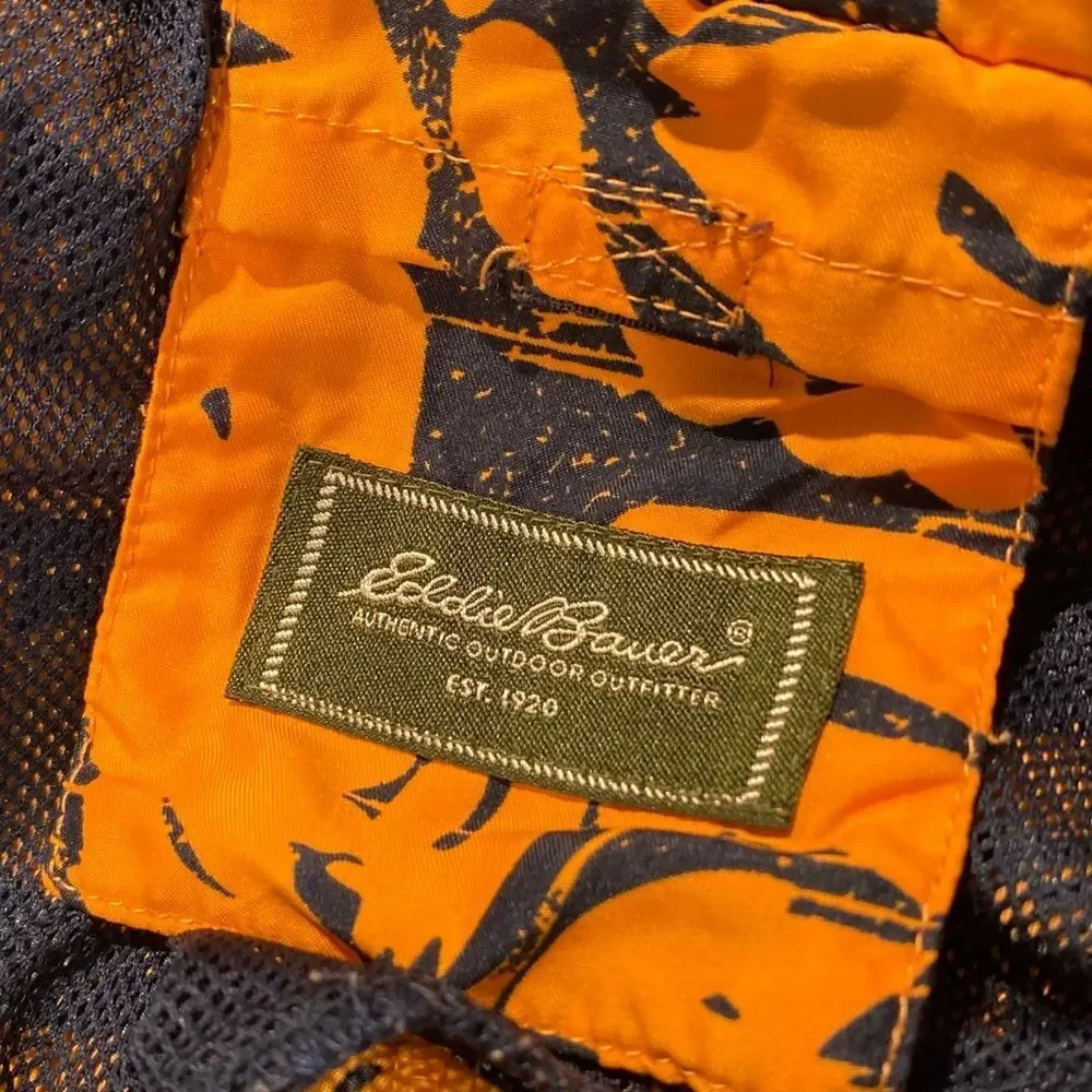 Eddie Bauer Orange Swim Board Shorts Size XL